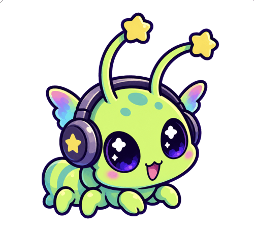 Content Creature, a friendly space alien